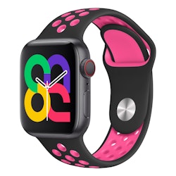 Black / Pink Blast - Sport Band • Apple Watch Armband