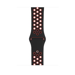 Black / Red - Sport Band • Apple Watch Armband