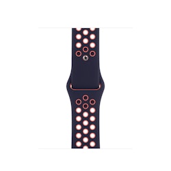 Blue Black / Bright Mango - Sport Band • Apple Watch Armband