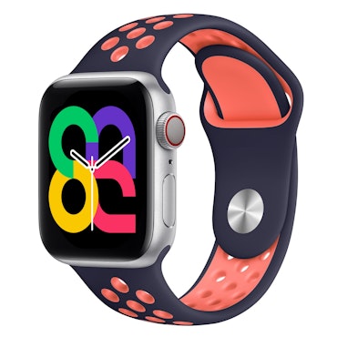 Blue Black / Bright Mango - Sport Band • Apple Watch Armband