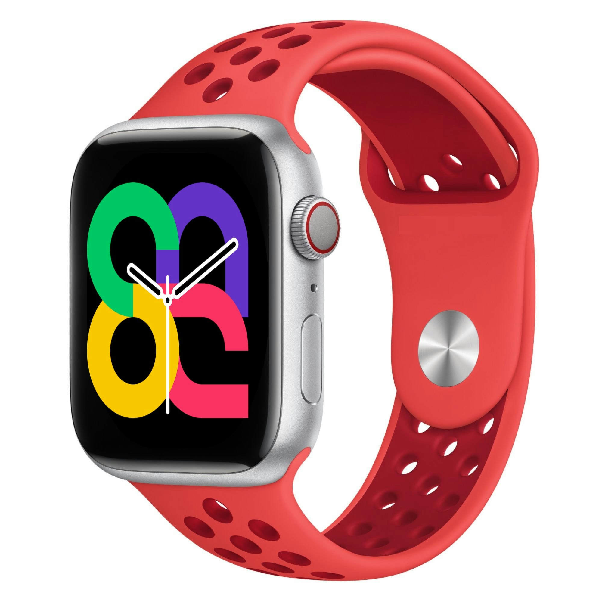 Bright Crimson / Gym Red - Sport Band • Apple Watch Armband