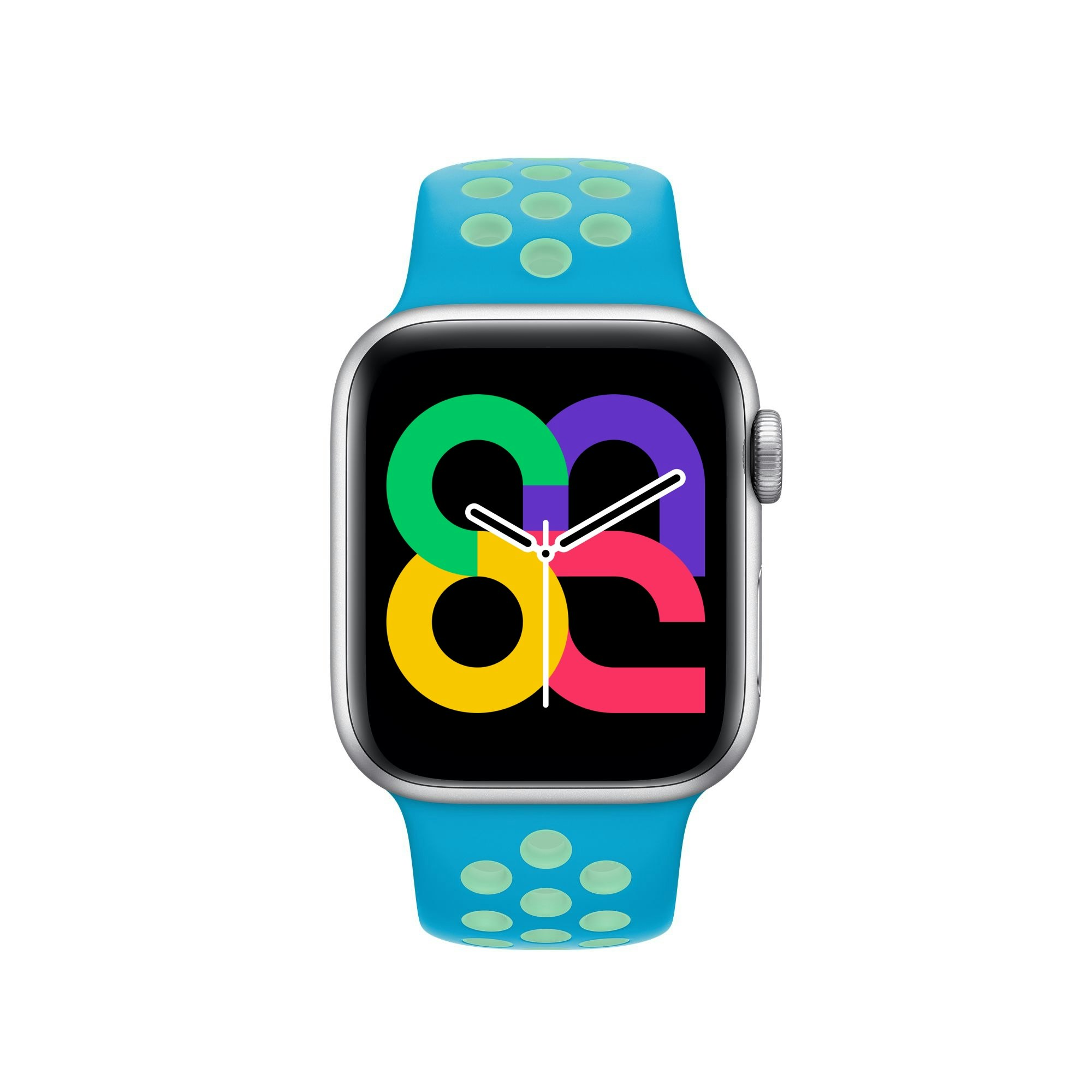 Chlorine Blue / Green Glow - Sport Band • Apple Watch Armband