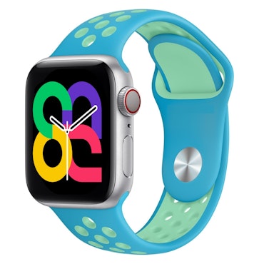 Chlorine Blue / Green Glow - Sport Band • Apple Watch Armband