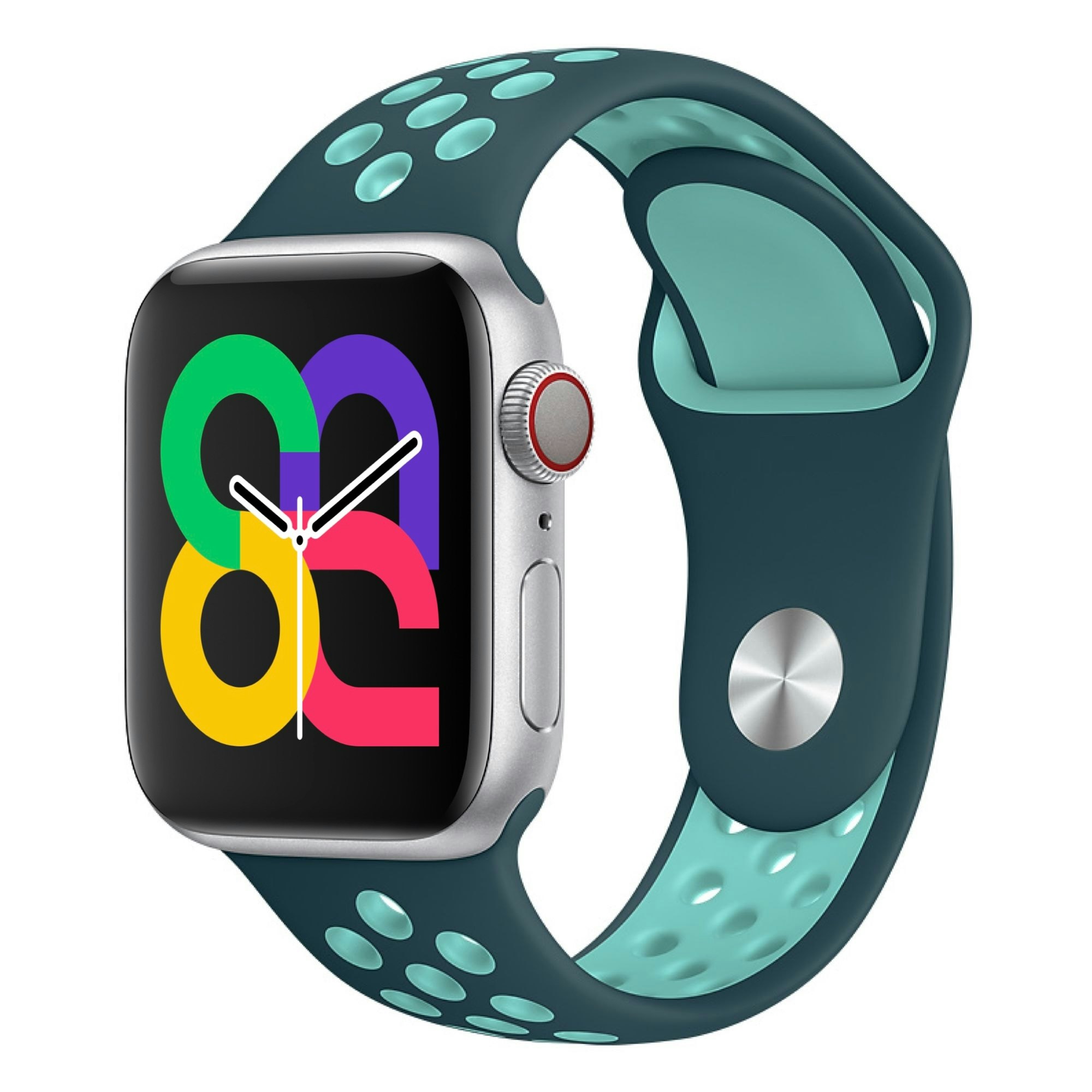 Midnight Turquoise / Aurora - Sport Band • Apple Watch Armband