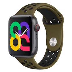 Olive Flak / Black - Sport Band • Apple Watch Armband