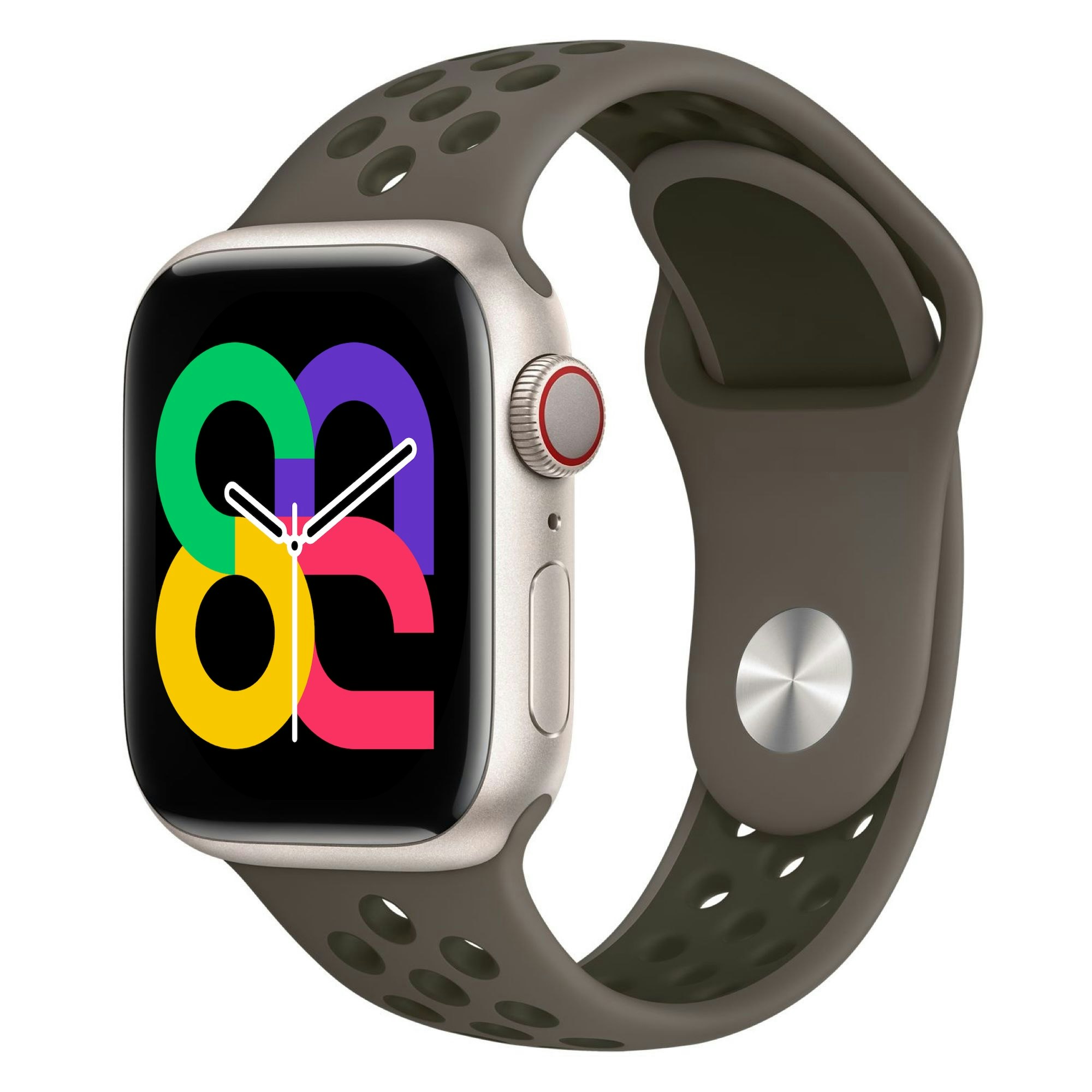 Olive Grey / Cargo Khaki - Sport Band • Apple Watch Armband