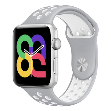 Platinum / White - Sport Band • Apple Watch Armband