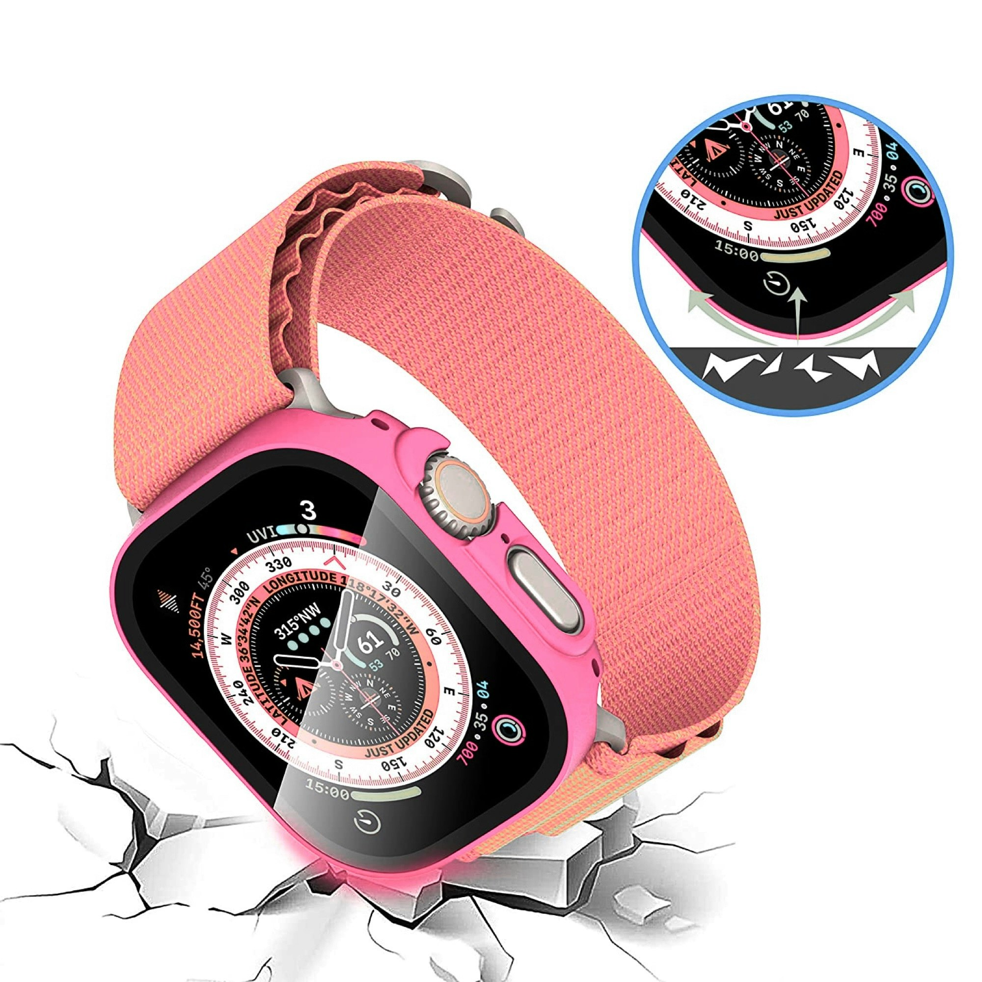 Hot Pink • Apple Watch Ultra Skal