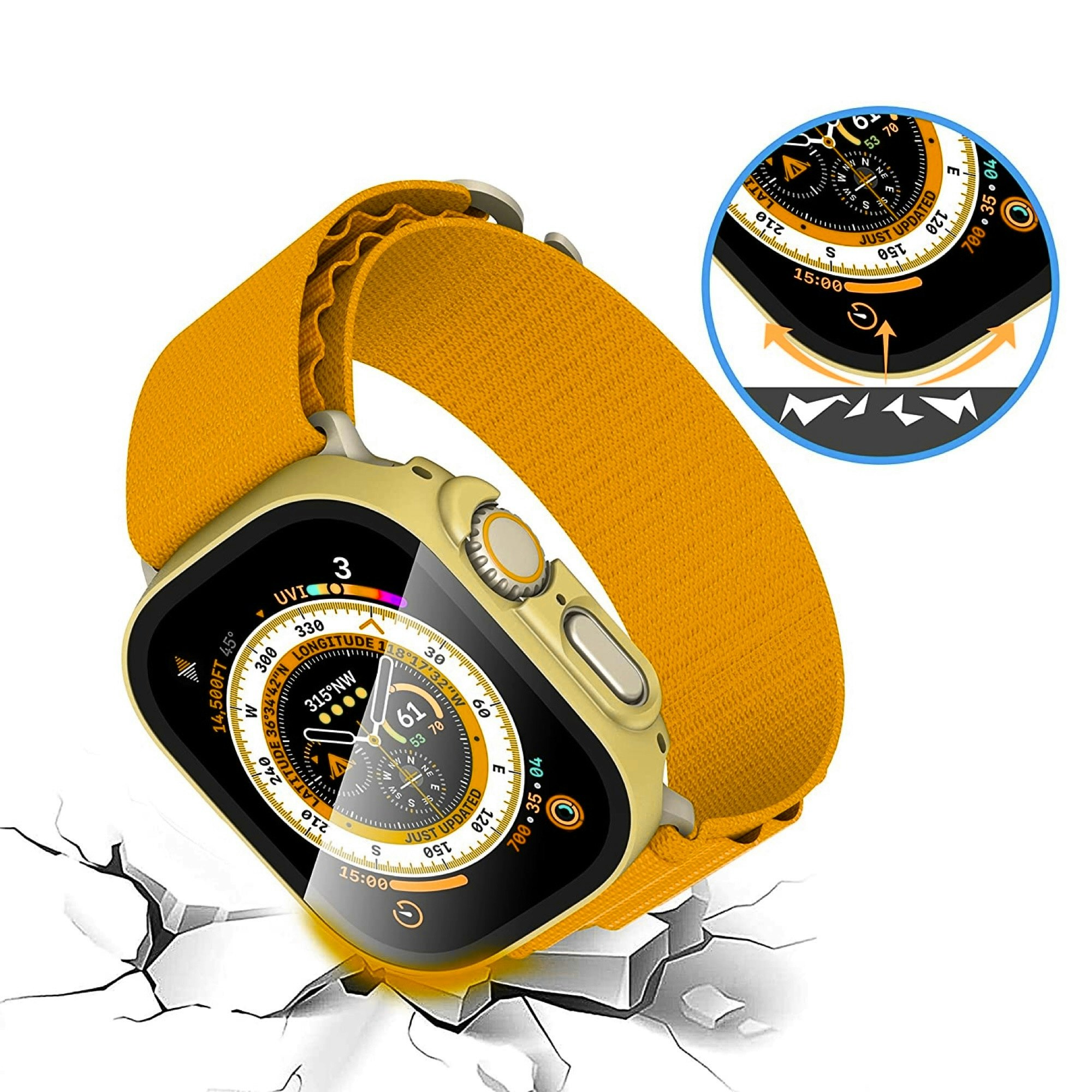 Yellow • Apple Watch Ultra Skal