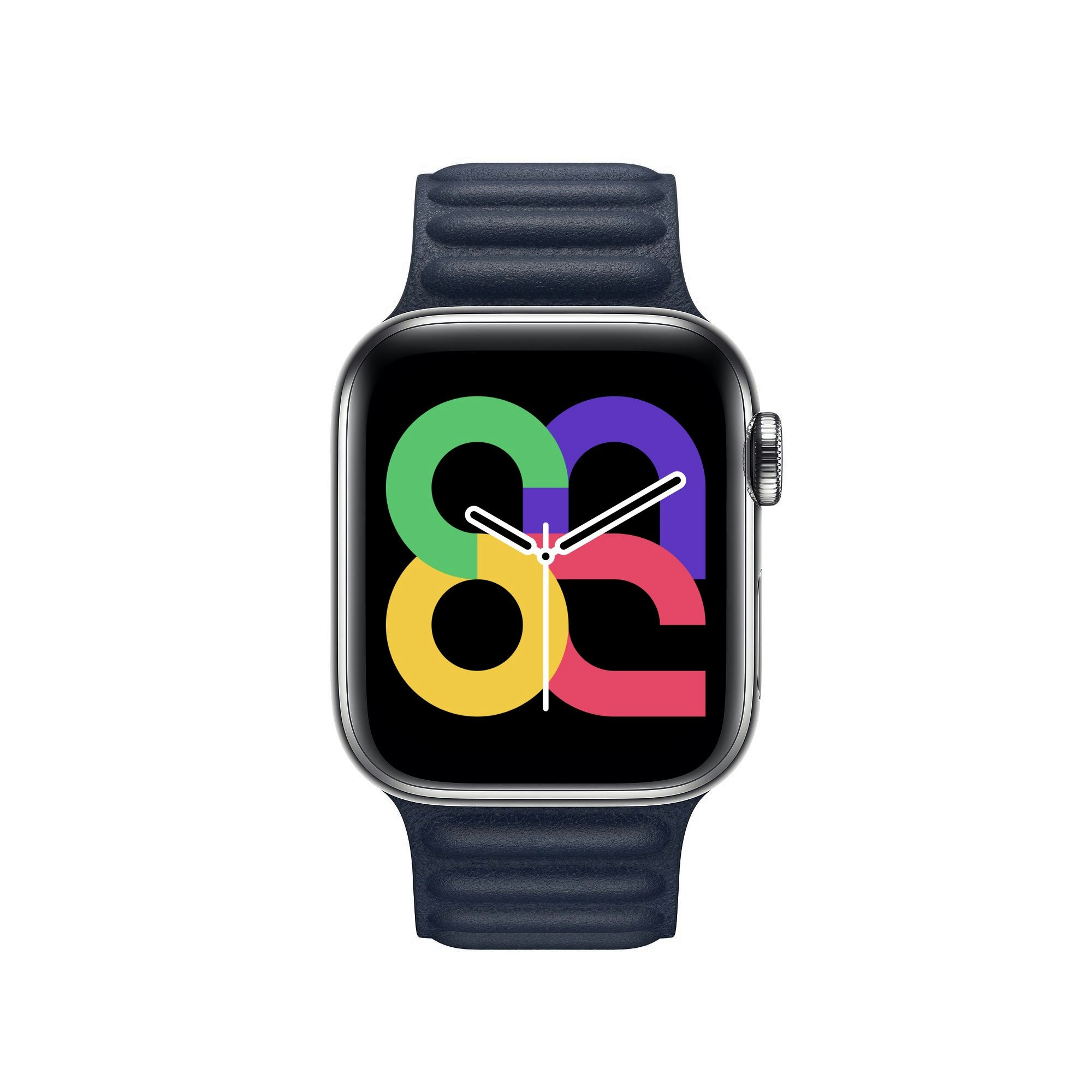 Baltic Blue - Leather Link • Apple Watch Armband