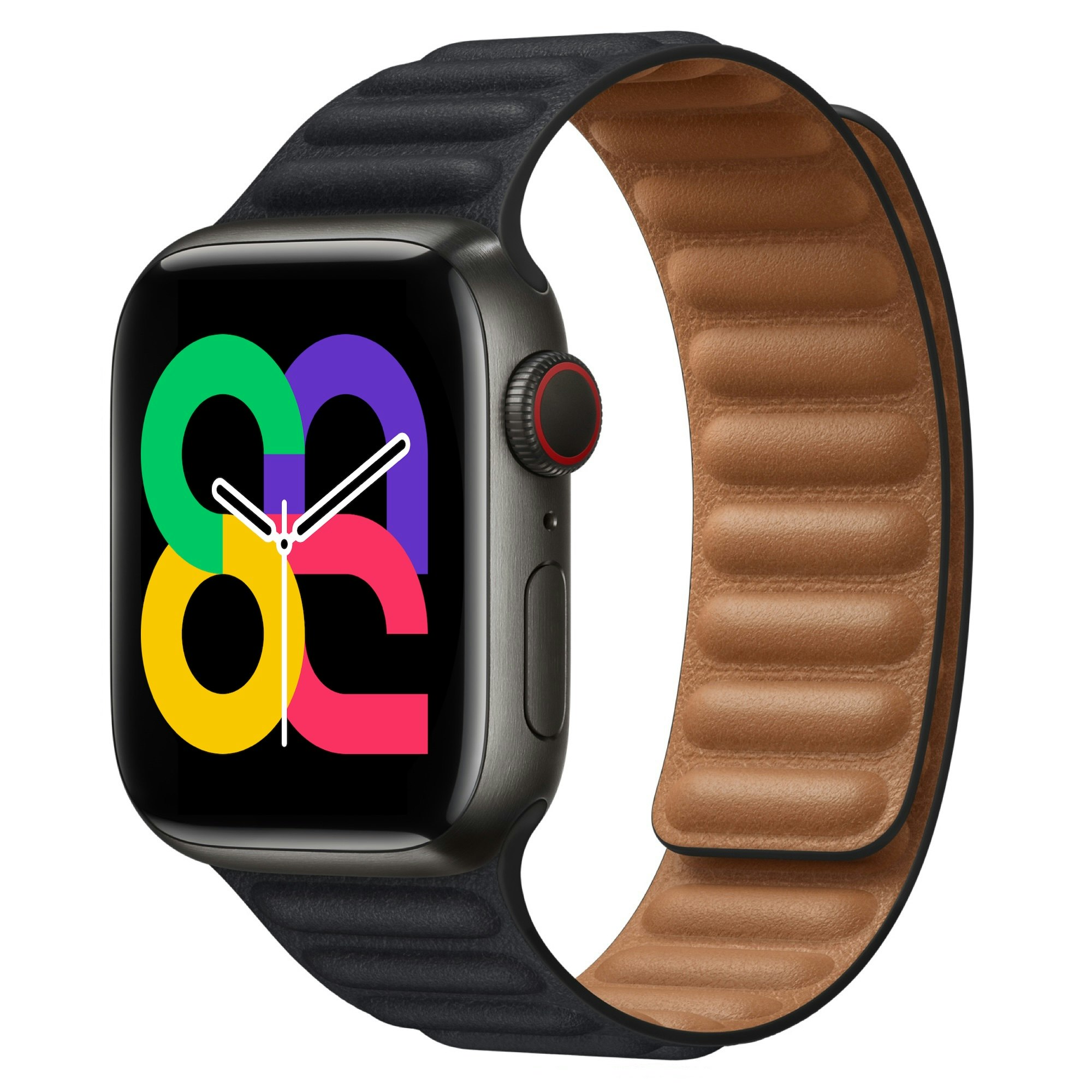 Black - Leather Link • Apple Watch Armband