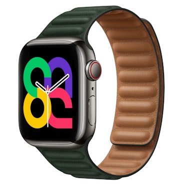 Dark Green - Leather Link • Apple Watch Armband