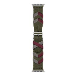 Green / Red - Bridon Single Tour • Apple Watch Armband