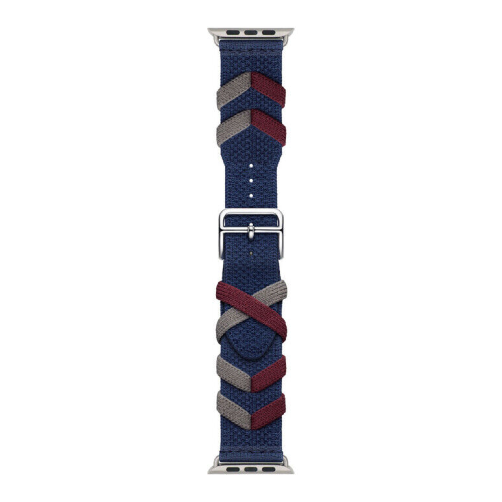 Blue / Red - Bridon Single Tour • Apple Watch Armband
