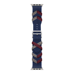 Blue / Red - Bridon Single Tour • Apple Watch Armband