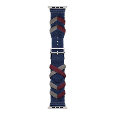 Blue / Red - Bridon Single Tour • Apple Watch Armband