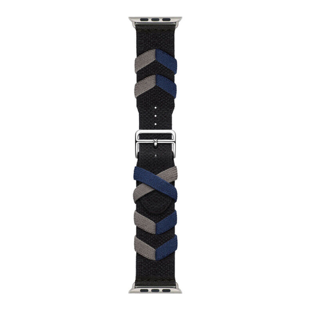 Anthracite / Blue - Bridon Single Tour • Apple Watch Armband