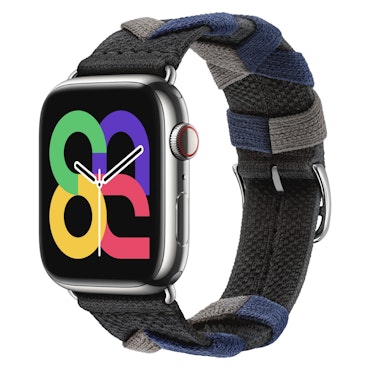 Anthracite / Blue - Bridon Single Tour • Apple Watch Armband