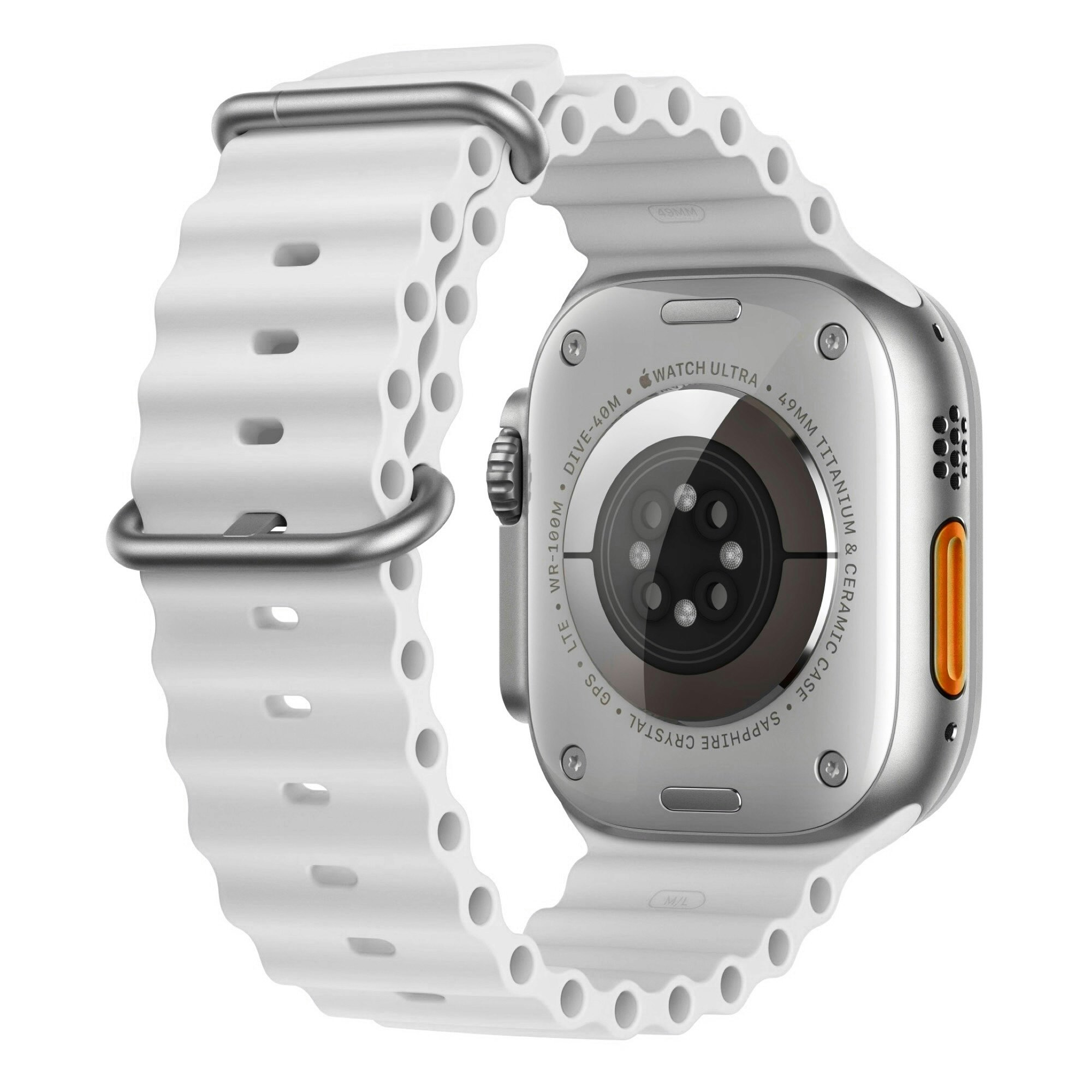 White - Ocean Band • Apple Watch Armband