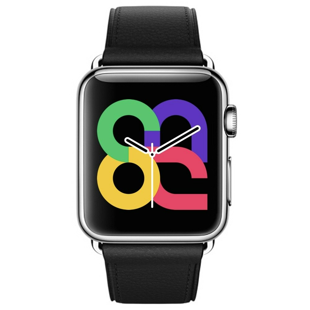 Black - Classic Buckle • Apple Watch Armband