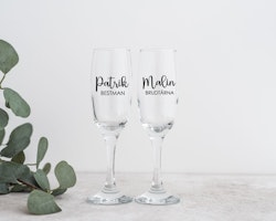 Endast text, glas