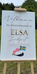 Välkomstskylt -  Student