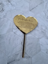 Caketopper - meny