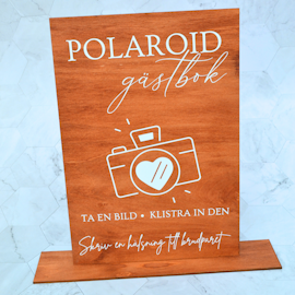 Polaroid gästbok