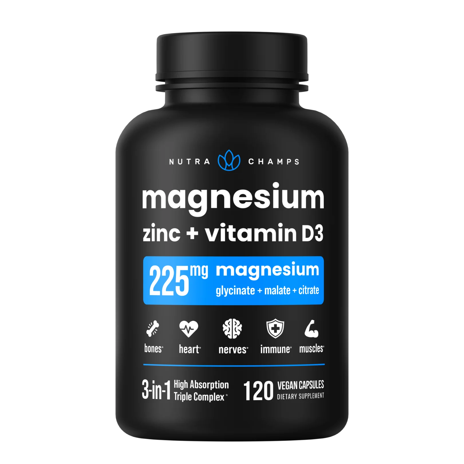 NutraChamps Magnesium, Sink & D3