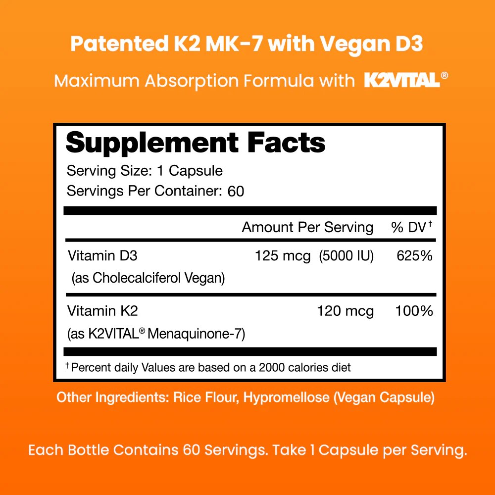 NutraChamps Vitamin D3 + K2