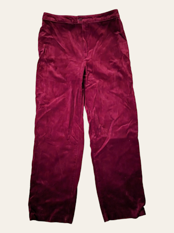 VINTAGE BRANDTEX VELOUR BUKSER STR.