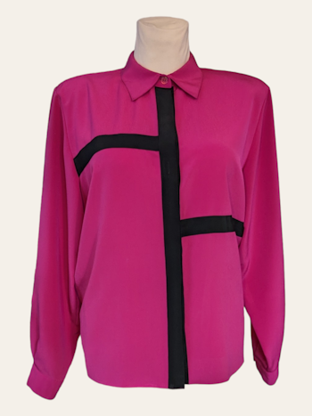 VINTAGE PINK BLUSE STR.42