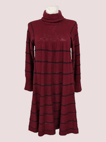 VINTAGE STRIKKET KJOLE STR.36