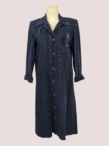 VINTAGE DENIM KJOLE STR.L