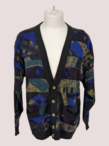VINTAGE CARDIGAN STR.XL