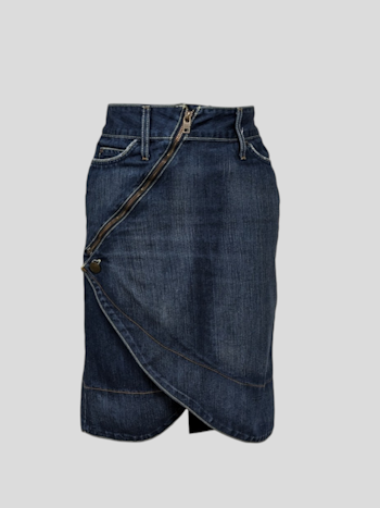 VINTAGE LEE DENIM NEDERDEL STR.38