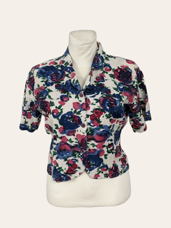 VINTAGE BLUSE STR.38