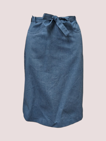 VINTAGE SLÅ OM NEDERDEL STR.36/38