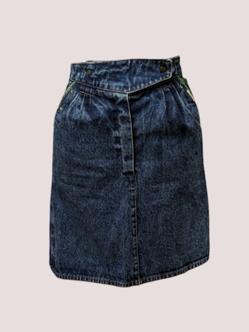 VINTAGE DENIM NEDERDEL