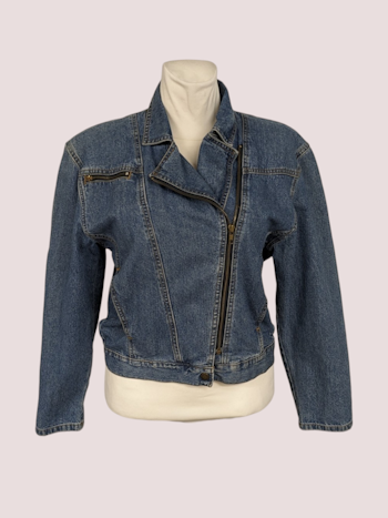 VINTAGE DENIM JAKKE STR.M