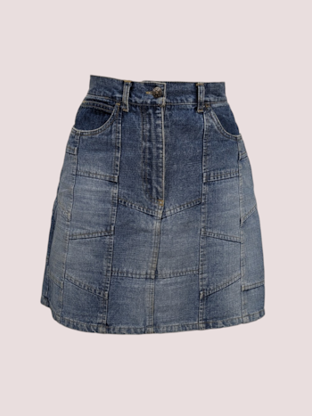 VINTAGE DENIM NEDERDEL STR.40