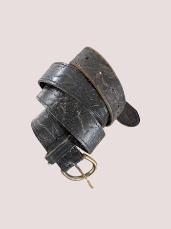 VINTAGE LÆDER BÆLTE