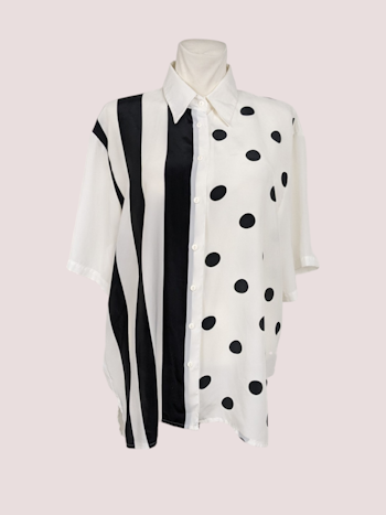 VINTAGE SKJORTE BLUSE STR.L