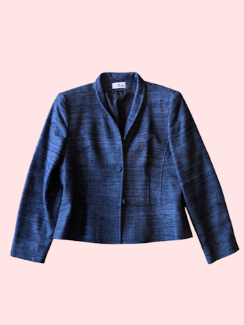 VINTAGE SILKE BLAZER STR.42