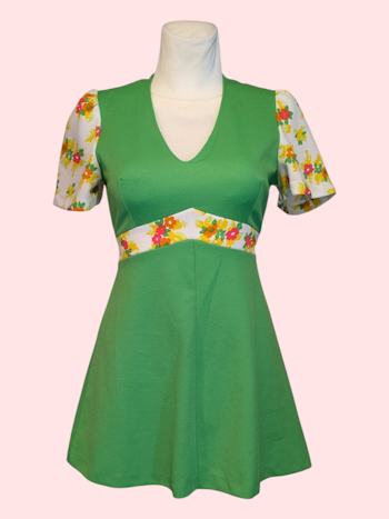 VINTAGE KJOLE STR.36
