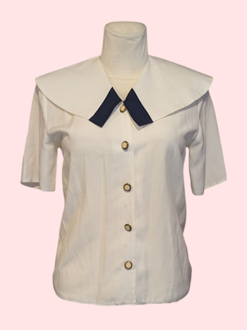 VINTAGE SAILOR BLUSE STR.36