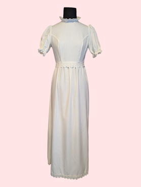 VINTAGE KONFIRMATIONS KJOLE STR.XXS/XS