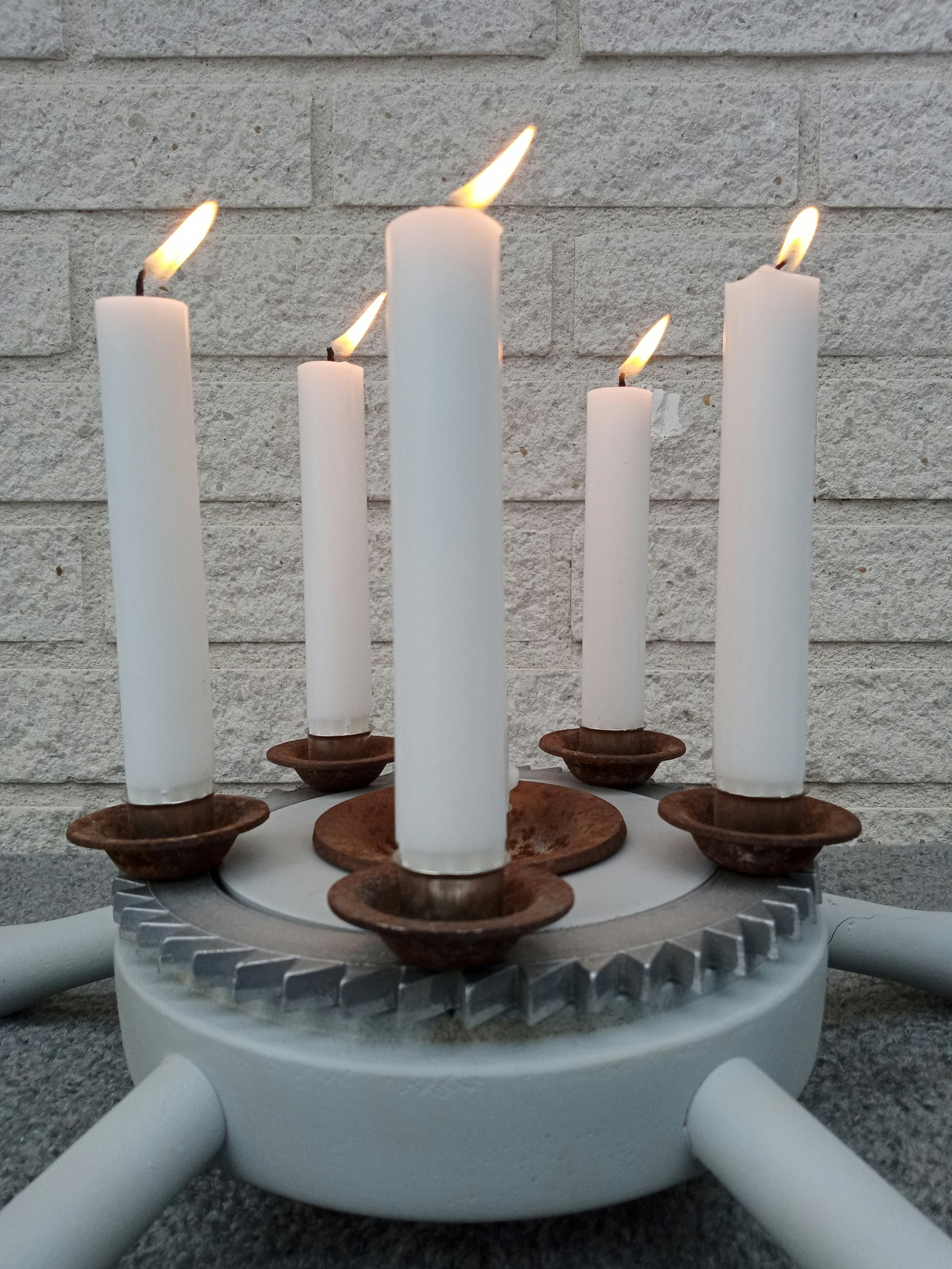 Ljusstake 'Hjulle'