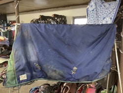 Sverigetäcket,blått,135 cm,otvättat,ca 200 gram