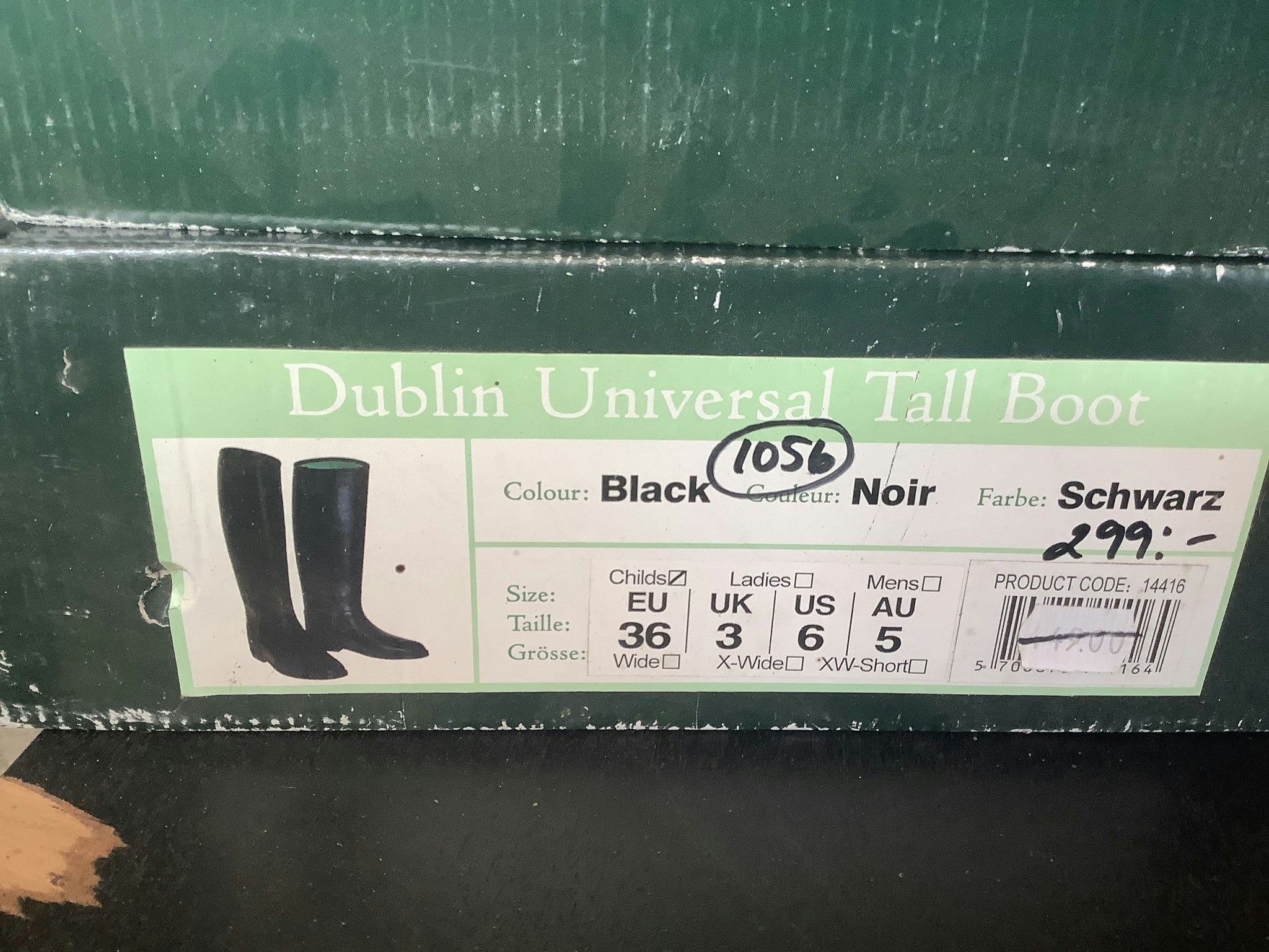 Dublin ridstövlar,stl 36,svarta,nya